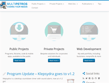 Tablet Screenshot of multipetros.gr